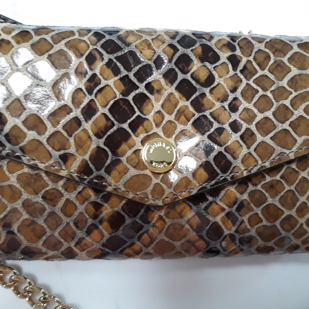 Michael Kors Python Embossed Leather Crossbody Bag - image 3